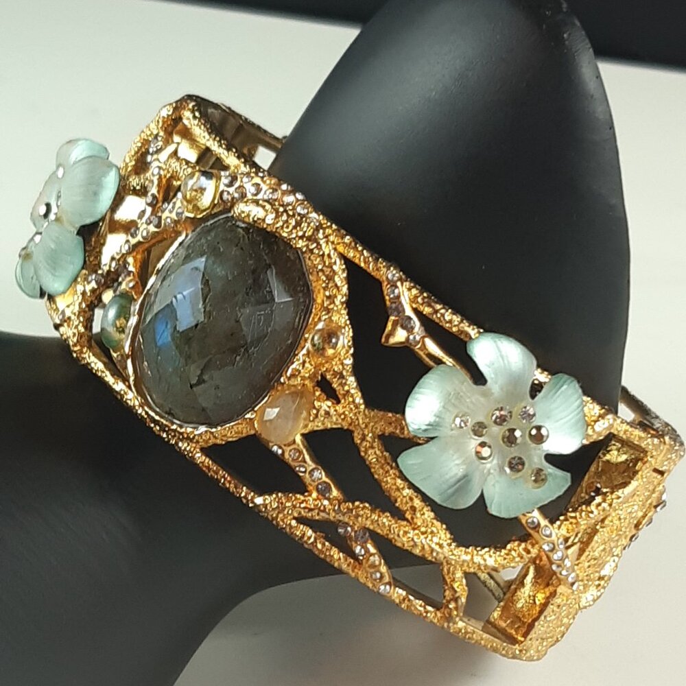 Alexis Bittar Clamp Bracelet, Signed